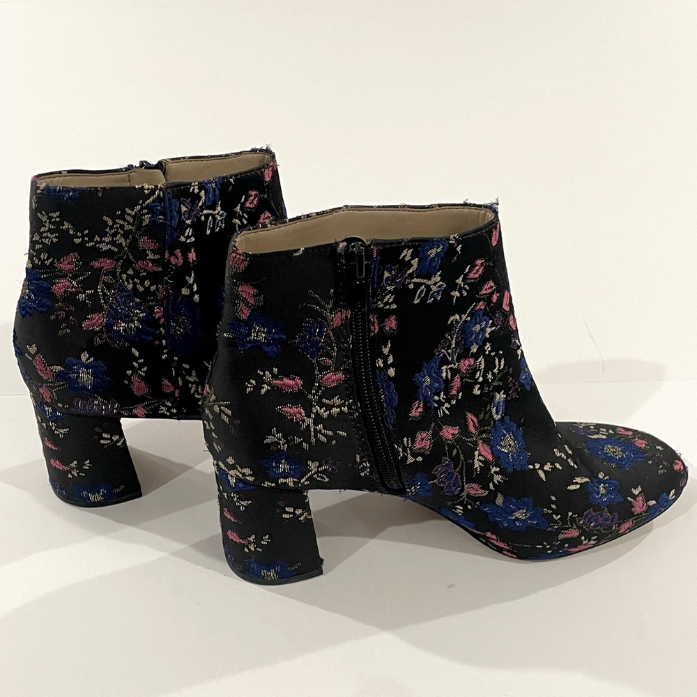 Ann Taylor Floral Short Boots with 2” Heels